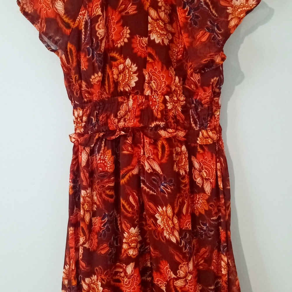 Old Navy Orange Floral Top